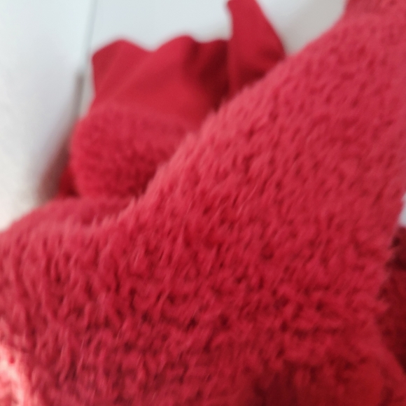 Womans Tommy Hilfiger Fuzzy Sweatshirt/Sweater top Embroidered Size Large - Picture 6 of 8